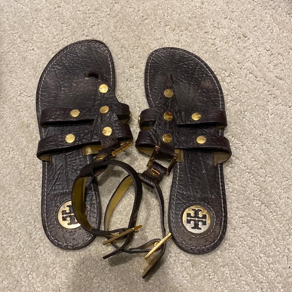 Tory Burch Used gladiator sandals size 9